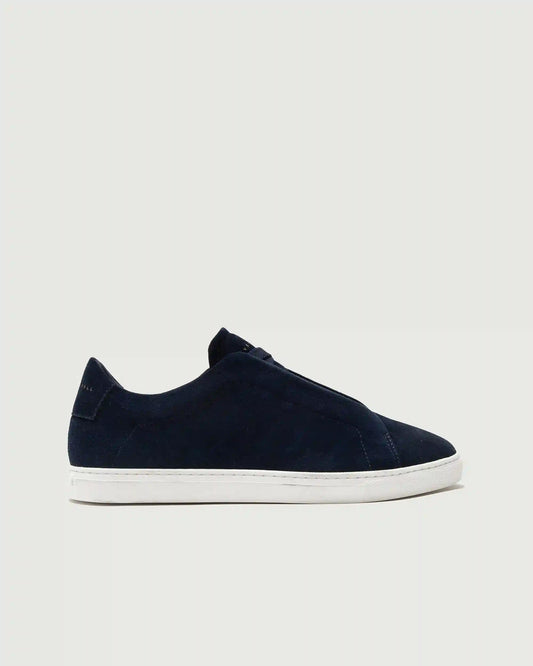 Low 1 Laceless | Navy Suede
